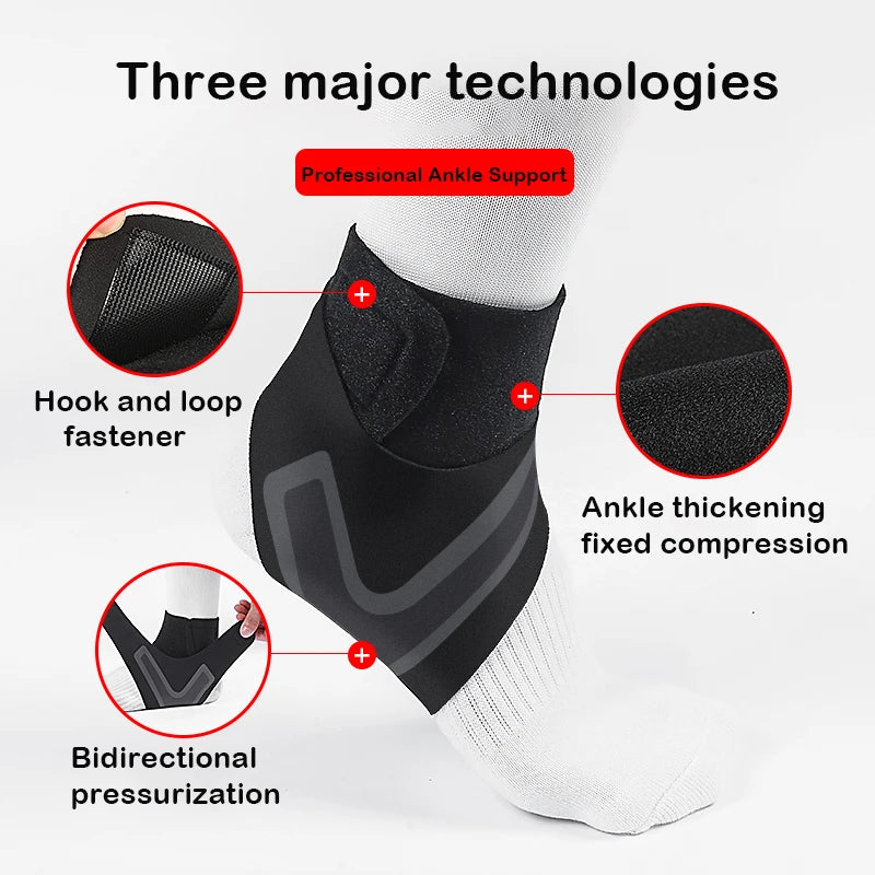 1 Pc Ankle Brace Support Compression Sleeve Elastic Foot Bandage Protective Wrap Sports Socks