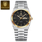 POEDAGAR Top Business Man Watch Luminous Waterproof Stainless Steel Men Wristwatch Date Week Quartz Fashion Casual Men's Watches