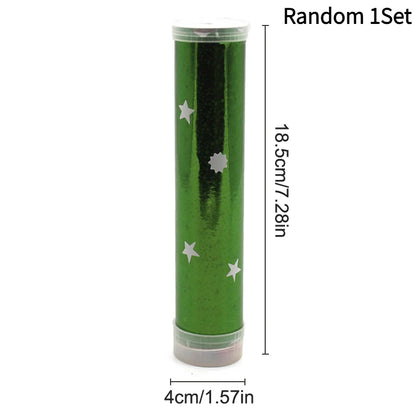 DIY Rotating Kaleidoscope Kits Scientific Experiment Teaching Tools Hands-Eyes Cooperation Educational Toys For Children Gifts.