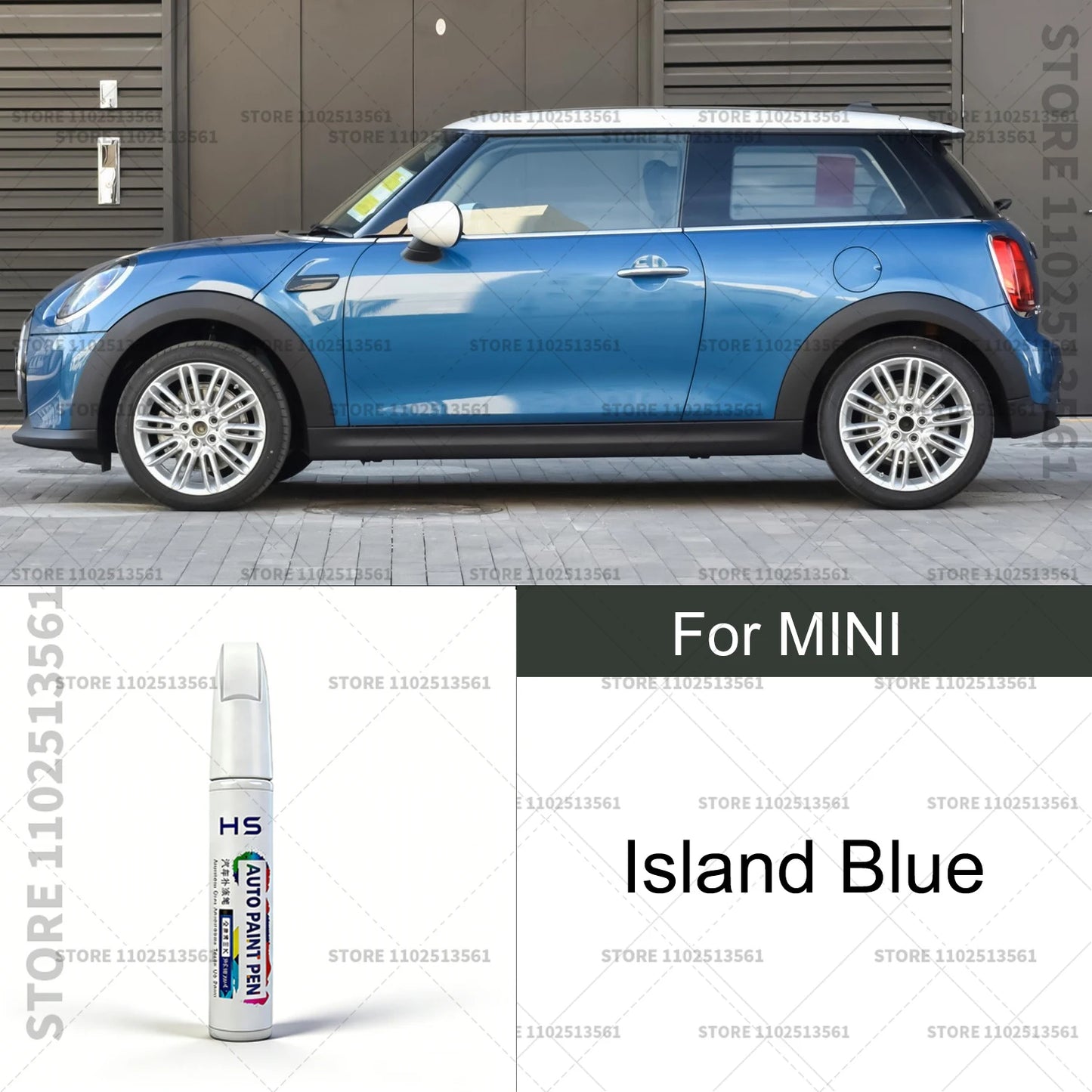 Car Paint Repair Pen Touch Up Scratch Remover DIY Auto Accessories For 2001-2025 MINI Black White lsland Blue Gold Green Grey