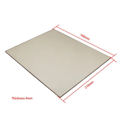 High temperature resistant Glass thick 4mm Fireplace door glass wood stove transparent microcrystalline ceramic glass