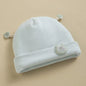 0-6Mouths Newborn Fetal Hat Cute Cartoon Baby Bear Beanies Spring Autumn Pure Cotton Pullover Cap Boys Girls Kids Warm Bonnet