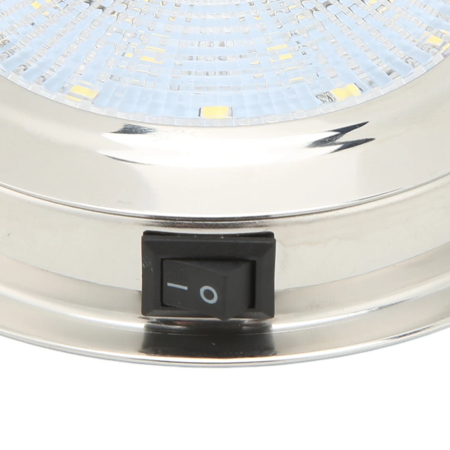Boat LED Dome Light RV Ceiling Dome Light IP65 Waterproof 316 Stainless Steel Housing DC12‑24V Marine Courtesy Lamp