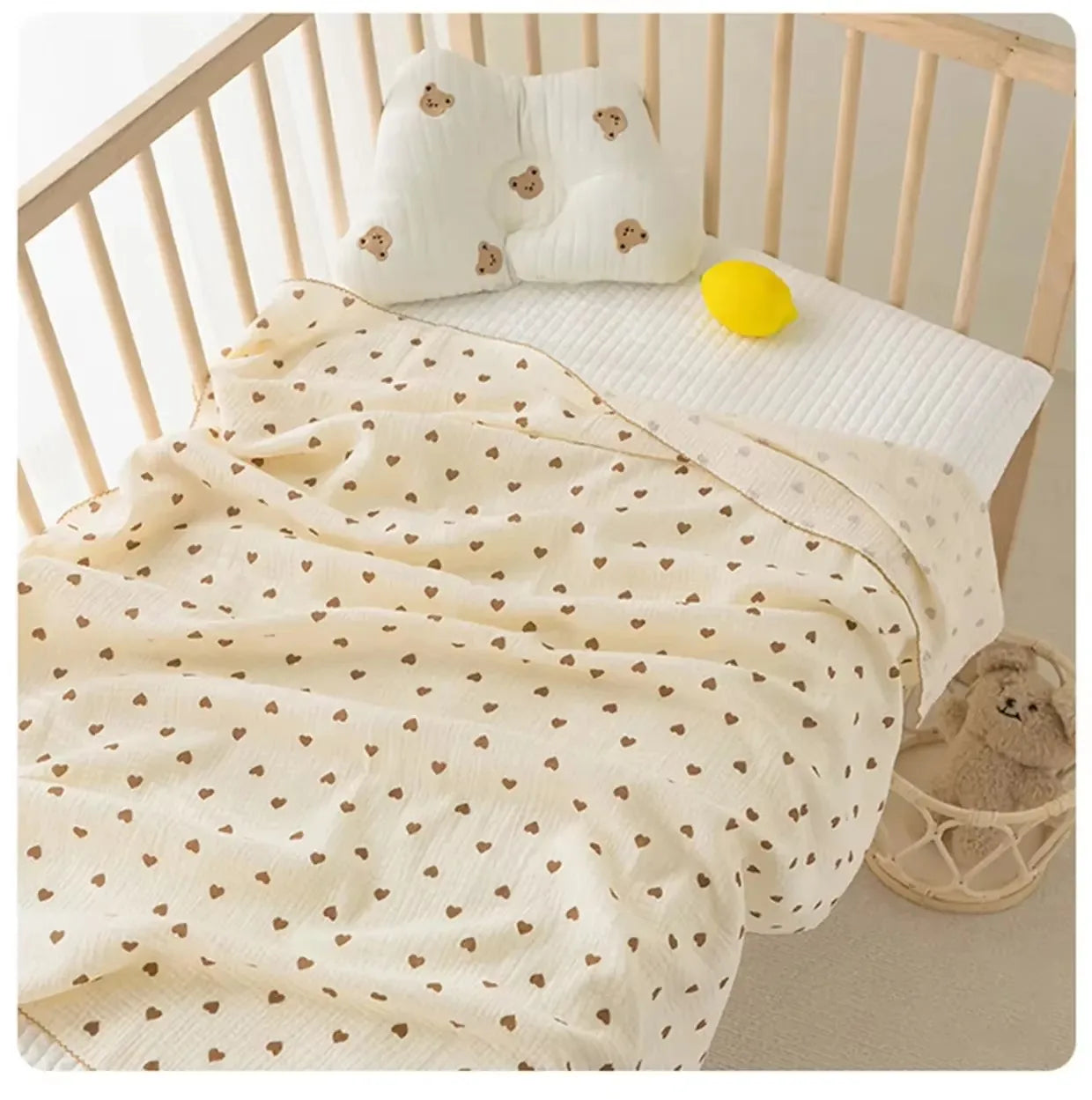Newborn Baby Cotton Blanket Summer Bedding Babies Stuff  Throw Blanket Muslin Squares Receiving Blanket