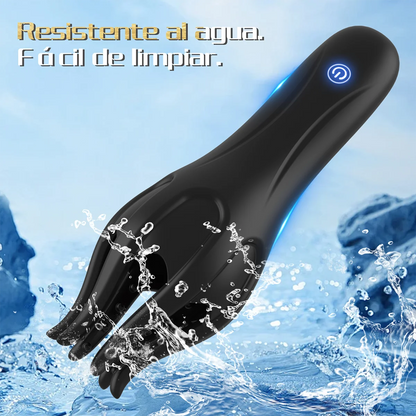 Glans Trainer for Men Powerful Vibrating Penis G Spot Masturbator Soft Fingertip Prolong Endurance Massage Vibrator Erotic Toys