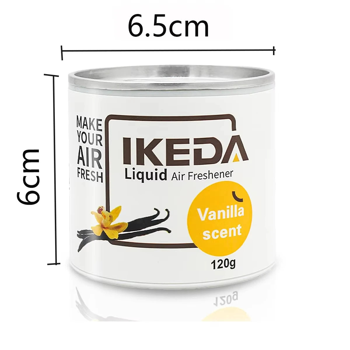 IKEDA Liquid Air Freshener - 120 grams. Provides fresh fragrance for both Car and indoor air, effectively deodorizes