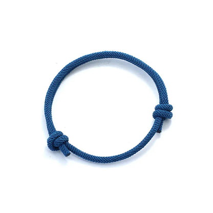 New Handmade Adjustable Rope Bracelet Men 4mm Thin String Relationship Braclet Gift For Him Lucky Thread Brazalete Pulseira