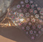 5D Laser Christmas Nail Stickers Crystal Diamond Nail Stickers Retro Gilded Snowflakes Self Adhesive Nail Art Decoration Sticker
