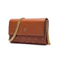 CH Women Crossbody Bag Splicing Letter Print Metal Chain Shoulder Purse PU Leather Flap Small Ladies Evening Clutch Handbag Gift