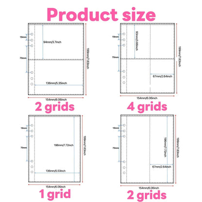 10pcs A5 Kpop Loose-leaf Collect Book Photo Cards Album Inlay Idol Card Collect Book Inner Page Stationery Birthday Gift포토카드 바인더