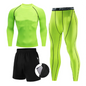 Men's 2/3pcs sets Boxing suit rashguard male kit MMA compression clothing men long-sleeved t-shirt+leggings tracksuit Sport Suit