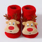 Cute Santa Claus Doll Knitted Baby Socks Newborn Toddler Soft Snowman Deer Warm Floor Socks Girls Infant Boys Mid Socks New