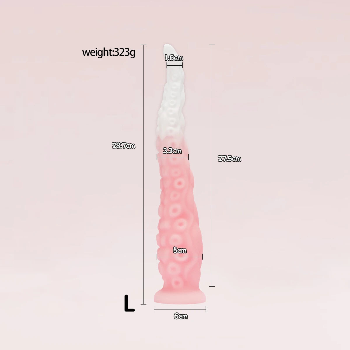 Different Size Tentacles Anal Plug Adult Sex Toy G-spot Clitoris Anal Area Stimulation Made of Soft and Safe Liquid Silicone.