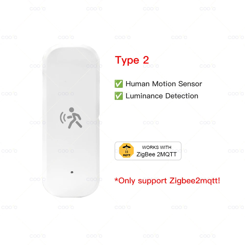 Zigbee 10G MmWave Radar Motion Sensor Human Detector with Illuminance Temperature Humidity Sensor Support Tuya Zigbee2MQTT