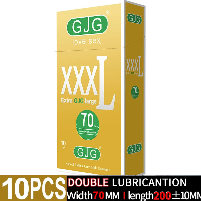 Width-58mm(Length-200mm) Large Size Condoms  Men Latex Condom Safe Contraception Protection Adult Sex Products Intimate Care