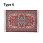 Turkish Style Miniature Weaving Rug Playing House Floor Coverings Dollhouse Carpet  1:12 Scale Doll Accessories