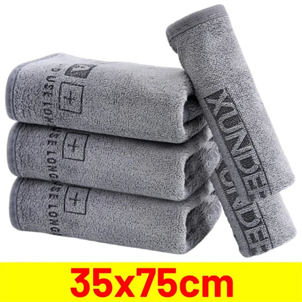 1-10PCS Car Wash Towel Ultra-fine Fiber Car Cleaning Cloth Soft Clean and Dry Cloth Edge Sealing Strong Water Absorption Rags