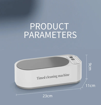 250mAh Ultrasonic Glasses Cleaning Machine Ultrasound Timed jewelry toothbrush High Frequency Ultrasonic Cleaner Bath 2026