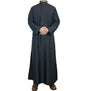 Men Dishdasha Muslim Long Sleeve Dress Daffah Thobe Jubba Saudi Arab Thoub Kaftan Islamic Clothing Robes Abaya Dubai Middle East