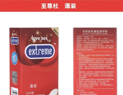 10/12PCS Men's Condoms Sex Toys Lubricante Penis Sleeve Sex Products Vaginal Stimulation Ultra Thin Spike Condoms Adult Supplies