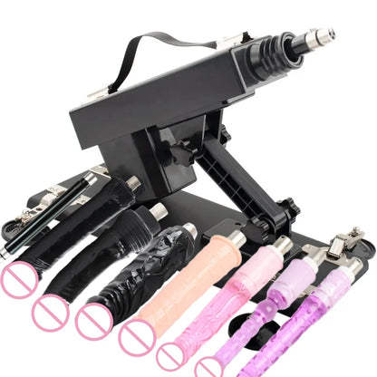 FREDORCH Upgraded Sex Machine for Women with Dildos Automatic Masturbation Machine Pump Gun Love Machine Couple Sex Toys