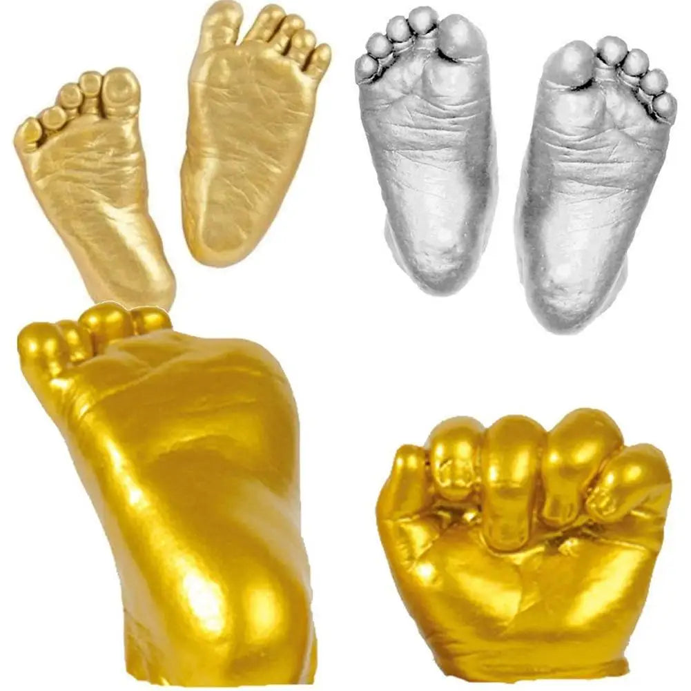 DIY Baby Plaster Mold 3D Hand Foot Print Mold for Baby Souvenir Hand Casting Kit Couples Wedding Accessories Home Decor Gifts