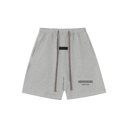 25Ss New Series Classic Brand Double-Line Letter Print T-Shirt Shorts Set Unisex Fashion Streetwear Top T-Shirt Shorts