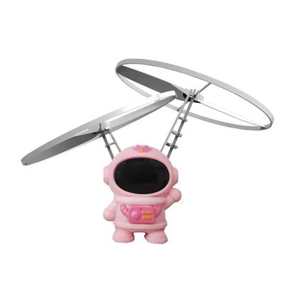Mini Astronaut Drone Cartoon Spaceman Flying Robot Toys with USB Charging Hand Control Helicopter Toys for Kids Xmas Gift