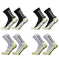 1/4 Pairs Anti-slip Soccer Women Men Outdoor Sport Grip Football Yoga Socks