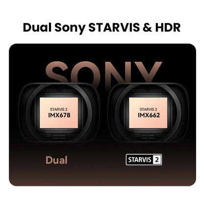 DDPAI 4K Dash Cam Z60 Pro HDR Support Front and Rear Interior Car Camera SONY STARVIS2 678 Sensor 5GHz Wi-Fi GPS ADAS 4G Car DVR