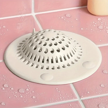 3pcs Hair Catcher Shower Drain - Anti-Clog Kitchen Sink & Bathtub Strainer, Lightweight Oval Design for Efficient Water Flow