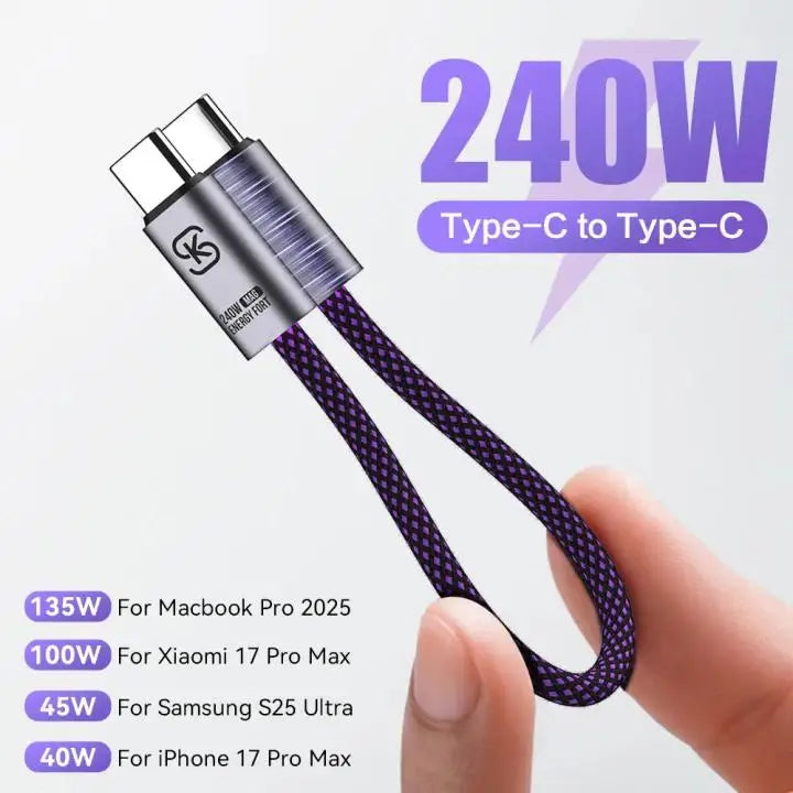 SIKAI Silicone Case For CUKTECH No.15 AIR 100W Portable Power Bank 15000mAh Travel Design with Data Cable Storage