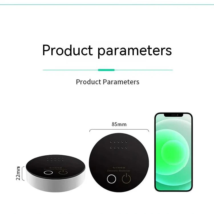 Air Purifier for Sterilization Deodorization Disinfection Shoe Cabinet Pet Nest Toilet Portable  Intelligent ozone Purifier