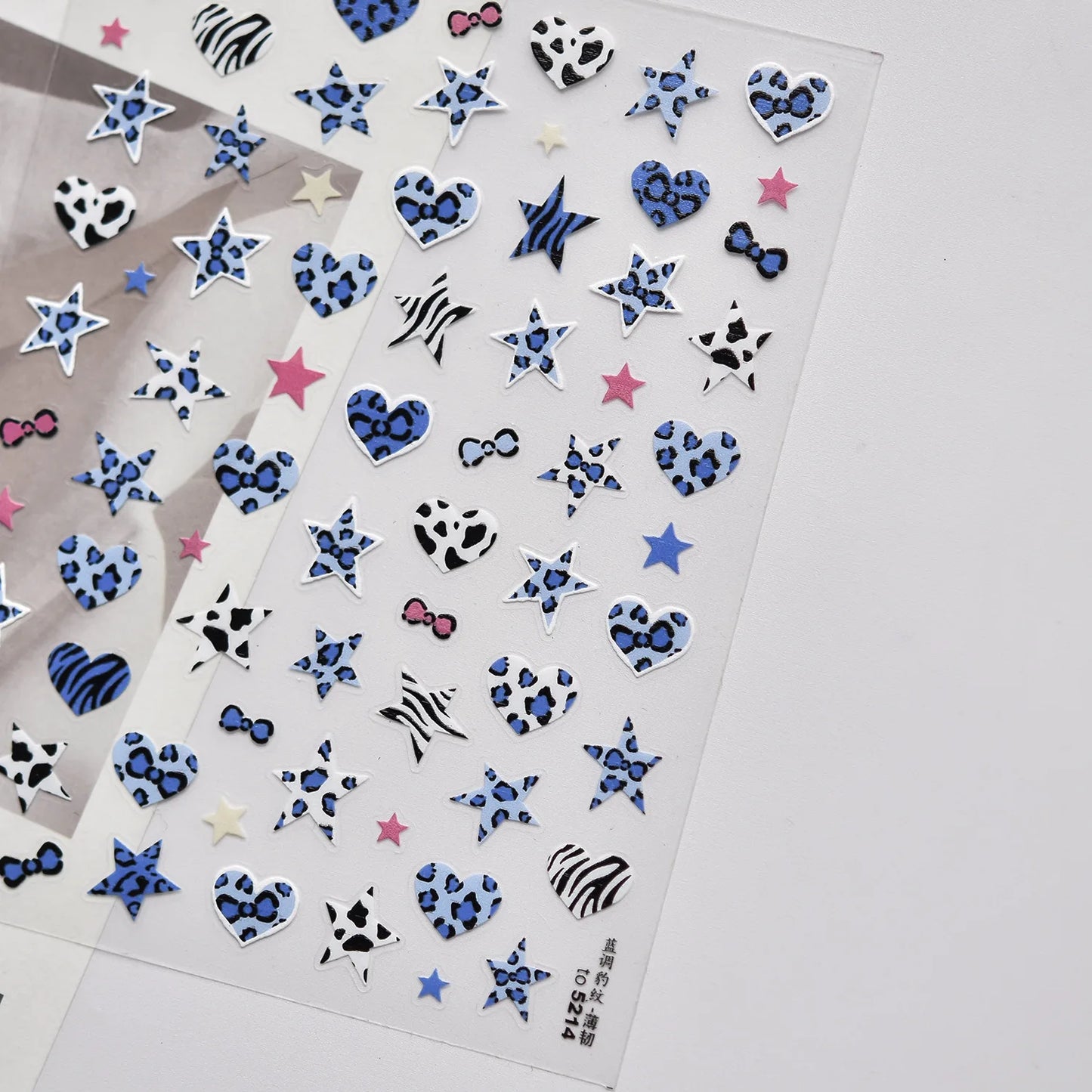 Autumn Winter Leopard Print Bow Nail Art Stickers 3D Thin Tough Nail Sticker Cute Bow Self Adhesive Nails Decorations Decals DIY