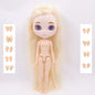 ICY DBS Blyth Doll 1/6 Joint Body 30CM BJD toys Natural shiny face with extra hands AB DIY Fashion Dolls girl gift