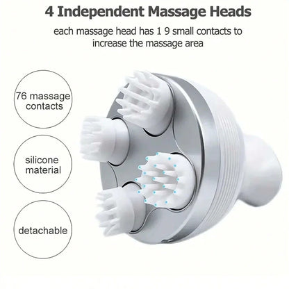 Electric Head Massager & Pet Massager, High Frequency Vibration Scalp Massage For Deep Relaxation  Relieve Stress, Rechargeable