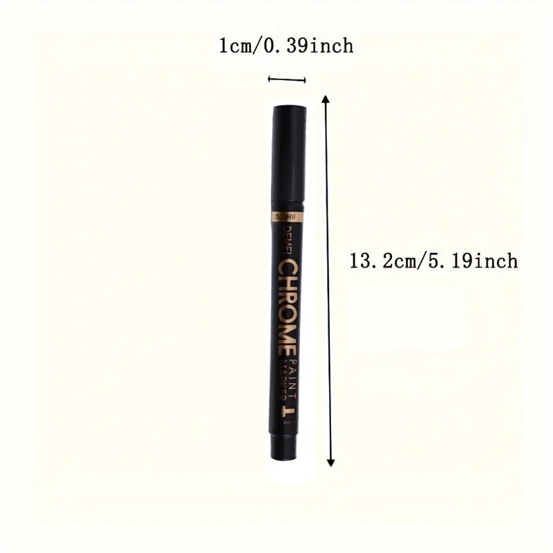 3 Pcs Mirror Marker Pen DIY Reflective Paint Pens Mirror Markers Chrome Gold SILVER Marker Signature Car Styling Art Craftwork