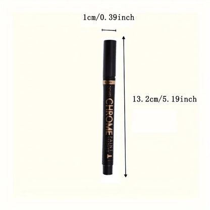 3 Pcs Mirror Marker Pen DIY Reflective Paint Pens Mirror Markers Chrome Gold SILVER Marker Signature Car Styling Art Craftwork