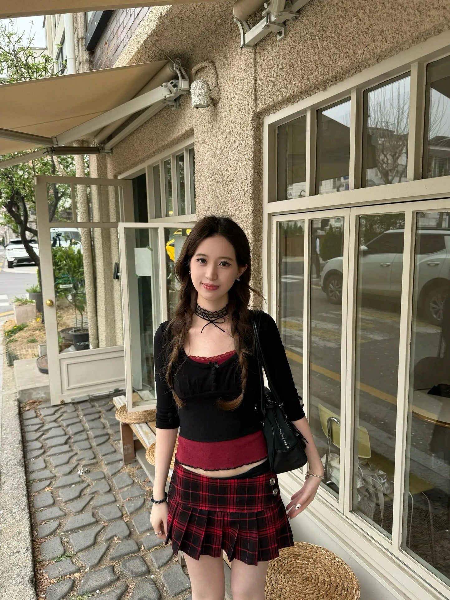 Summer Clothes Mini Skirts Woman Korean Fashion Short Skirts Women Low Rise Y2k Skirts Pleated Red Plaid Skirts Luxury Designer