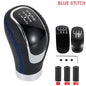 Universal 5/6 Speed Gear Shift Knob Shifter Lever Handle Modified Stick Leather Auto Accessories For All Manual Car Modles