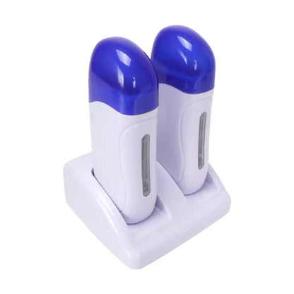 Wax Warmer for Hair Removal Double Depilatory Roll On Wax Heater Mild Home Waxing Machine Suitable for Arm Legs Face Back Armpit