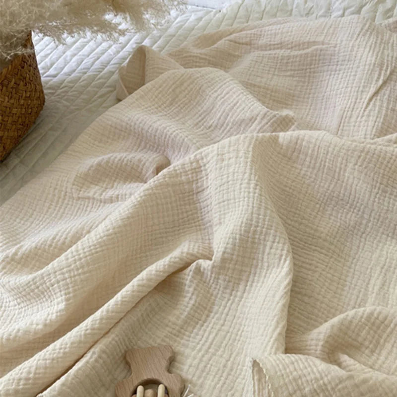Baby Blanket Floral Soft Cotton Muslin Newborn Swaddle Wrap Receiving Blanket Quick Dry Bath Towel Baby Stroller Cover