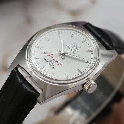 Shanghai Watch Vintage Collector Timepiece Gift for Gentlemen Wholesale Drop Shipping  Men's Manual Mechanical Watches