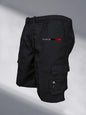Men's Tactical Shorts Elastic Waist Cargo Work Shorts Men Outdoor Casual Street Style Jogging Shorts Loose Work Casual Shorts