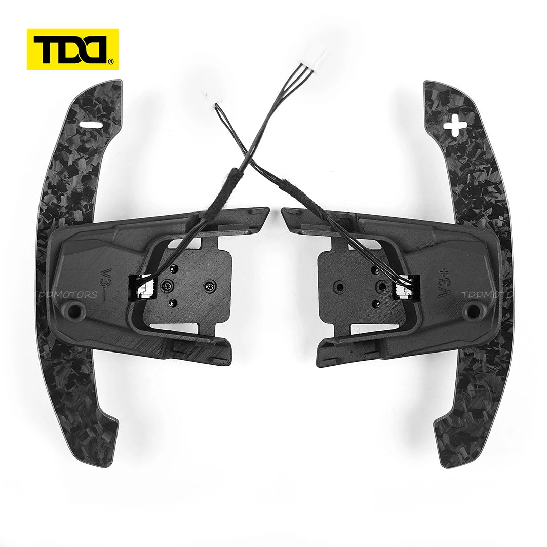 TDD Carbon Fiber Magnetic Paddle Shifters for Volkswagen GTI Golf 7 Golf R MK7/7.5 VW Scirocco Arteon Shift Paddle Extensions