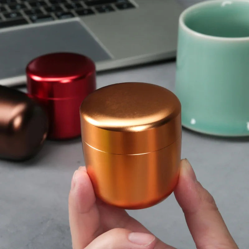 Hot Sale L8 Ashes Aluminum Alloy Capsule Mini Keepsake Iron Urn Funeral Casket Pet Urn Human pet memorials and gifts