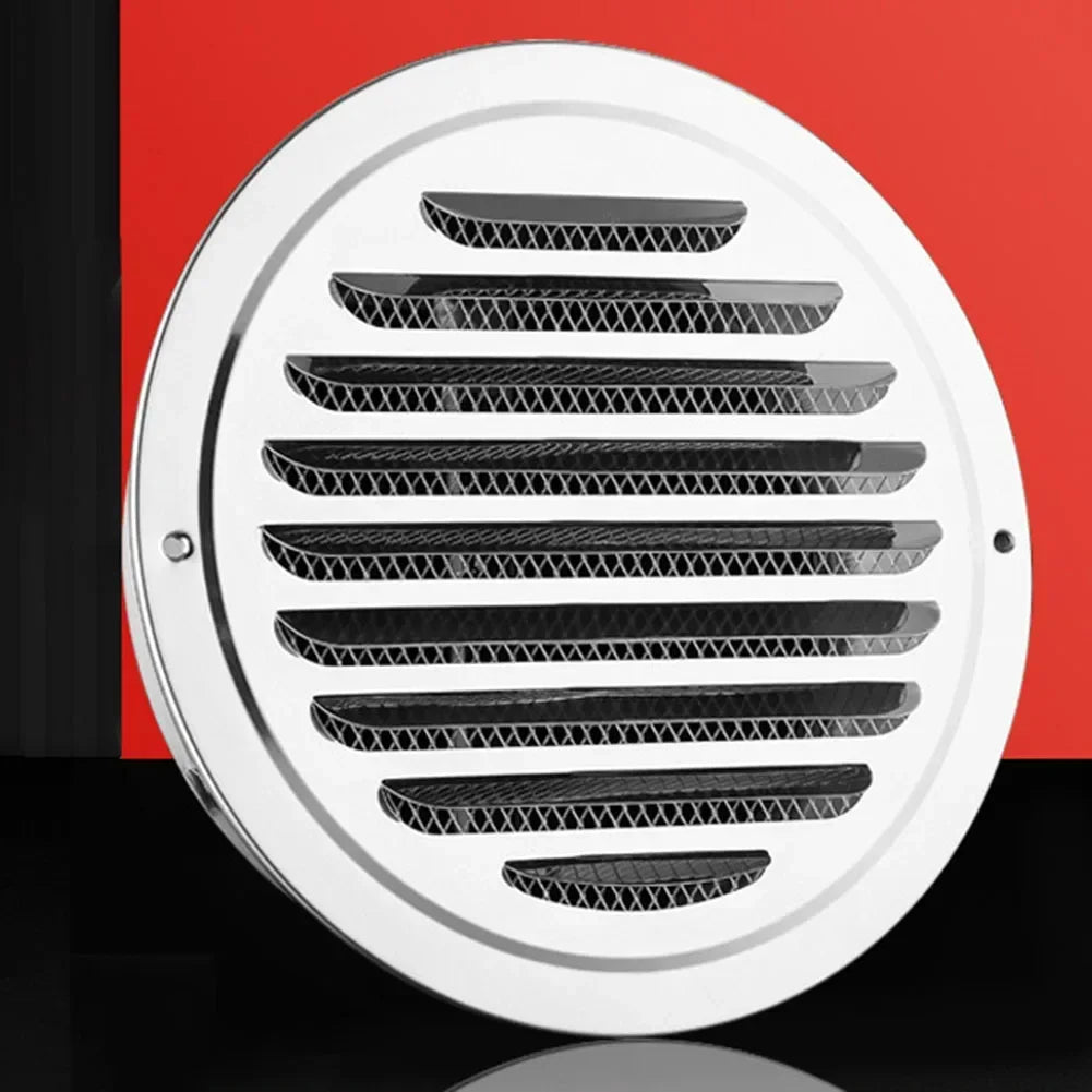 70-300mm Round Stainless Steel Vent Grille Exterior Wall Duct Ventilation Tool Hood Exterior Wall Duct Ventilation Tools