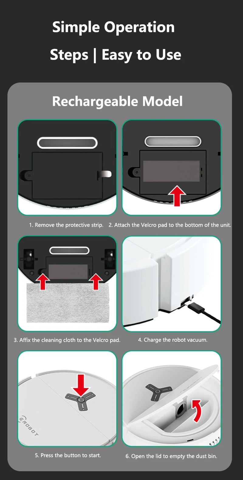 Lenovo Mini Sweeping Machine Smart  Vacuum Cleaner Small Household Appliances Multi-function Intelligent Automatic Sweep Robot