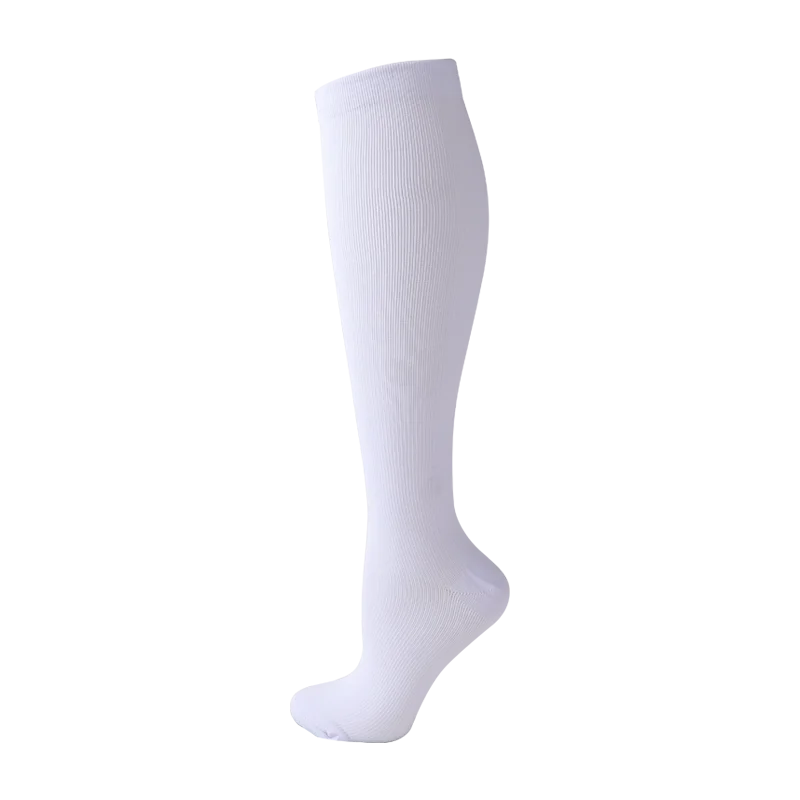 19 Styles Compression Stocking Blood Circulation Promotion Slimming Compression Socks Anti-Fatigue Comfortable Solid Color Socks