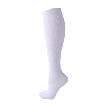 19 Styles Compression Stocking Blood Circulation Promotion Slimming Compression Socks Anti-Fatigue Comfortable Solid Color Socks